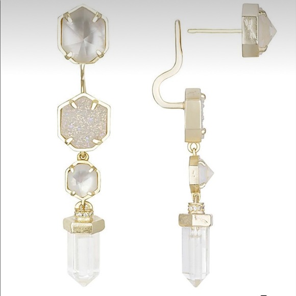 DISO Kendra Scott Gemma Ear Jackets In Wonderland - Picture 2 of 2